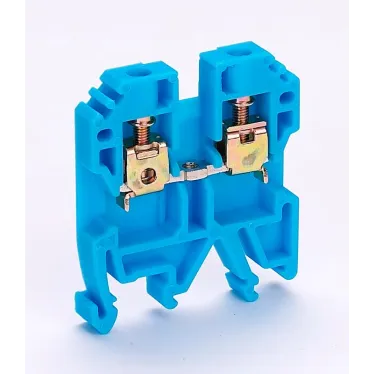 Зажим наборный 35А 4 мм.кв ЗН-101 синий