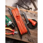 Удлинитель на рамке ''Зевс 2.0'' 20м без заземления ПВС 2х0,75 10А/2,3кВт PROxima