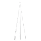 Мачта молниеприемная L-6м, D-40мм с оттяжками St PROxima