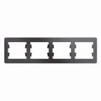 GLOSSA рамка 4-постовая горизонтальная графит