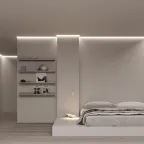 Профиль STRETCH-SHADOW-CEIL-2000 BLACK (A2-CONTOUR-PRO) (Алюминий)