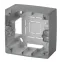 Коробка накладного монтажа 1 пост, Эра12, графит (20/200/1200) 12-6101-12