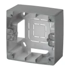 Коробка накладного монтажа 1 пост, Эра12, графит (20/200/1200) 12-6101-12