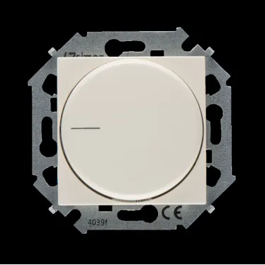 Диммер поворотный для димм. LED ламп 5-215Вт Без рамки Слоновая кость