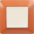 Valena LIFE Выключатель 10АХ 250В с лицевой панелью Безвинтовые зажимы Слоновая кость