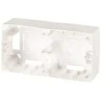 Коробка накладного монтажа 2 поста, Эра12, перламутр (10/100/600) 12-6102-15