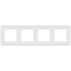 Рамка 4 поста INSPIRIA белая