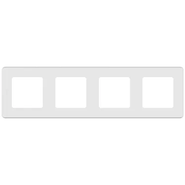 Рамка 4 поста INSPIRIA белая