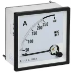 Амперметр Э47 250/5А класс точности 1,5 96х96мм