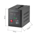 Стабилизатор напряжения переносной СНПТ-2000-Ц цифровой дисплей 140-260В/220/В, 2000ВА