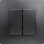 ETIKA Рамка 1 пост антрацит