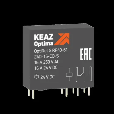 Реле промежуточное OptiRel G RP40-61-24D-16-NO-S