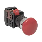 Кнопка красная AEA-22 Гриб NO+NC