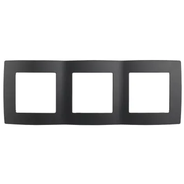 Рамка на 3 поста, Эра12, антрацит, 12-5003-05