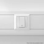 Avanti Кнопка модульная, , Белое облако, 1 модуль