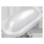 Светильник светодиодный ДБП-12W 4000K 900Лм овальный пластик IP65 Jazzway