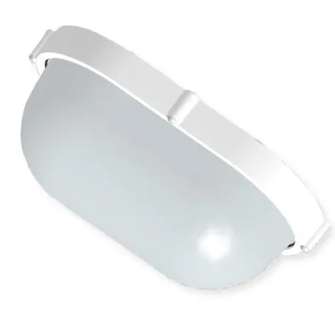 Светильник НПП-03-100-017 IP65 Банник 1201 Овал большой матовый/корпус белый