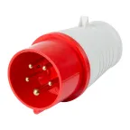 Вилка 015 переносная 3Р+РЕ+N 16А 380В IP44, REXANT
