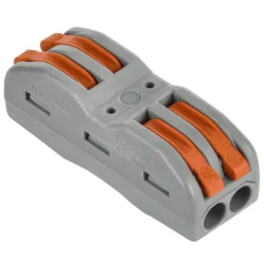 Строительно-монтажная клемма СМК 222-4122 проходная (50шт/упак) IEK