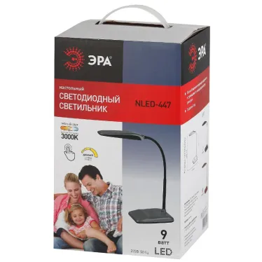 Светильник настольный светодиодный красный NLED-447-9W-R ЭРА