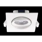 Светильник светодиодный ДВО-7W 4000K 490 Лм квадр/поворот 38 град. IP40