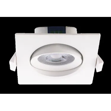 Светильник светодиодный ДВО-7W 4000K 490 Лм квадр/поворот 38 град. IP40