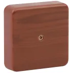 Коробка распаячная 100х100х30 (без клеммы) дуб IP40 (50/1500)