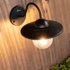 Светильник уличный ERASF22-38 на солнечных батареях настенный Ретро 1 LED