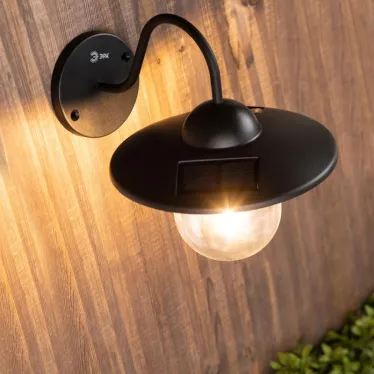 Светильник уличный ERASF22-38 на солнечных батареях настенный Ретро 1 LED