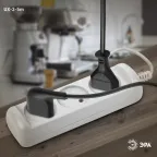 Удлинитель электрический без заземления 3 розетки 5м ШВВП 2x0,75мм2 6А UX-3-5m ЭРА