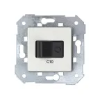 Выключатель автоматический 1P+N 10А 230В S27/ 82/ 82N/ 88 белый