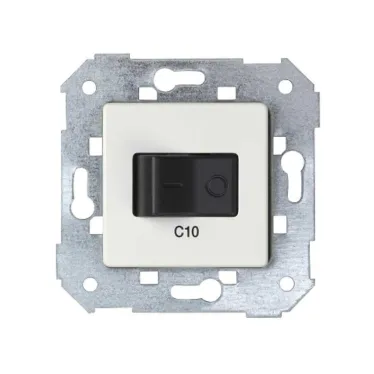 Выключатель автоматический 1P+N 10А 230В S27/ 82/ 82N/ 88 белый