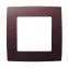 Рамка на 1 пост, Эра12, бордо, 12-5001-25