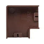 Поворот 90 градусов (25х16) (4 шт) Plast под темное дерево