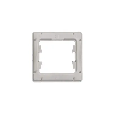 GLOSSA рамка 1-постовая платина