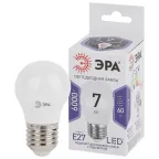 Лампа светодиодная LEDP45-7W-860-E27(диод,шар,7Вт,хол,E27)