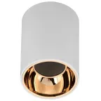 LIGHTING Светильник 4111 накладной потолочный под лампу GU10 белый/золото пластик IEK