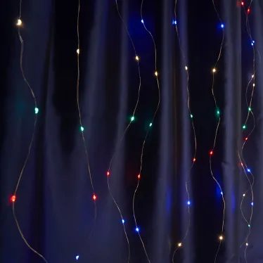 Гирлянда занавес LED мультиколор 3х3м USB