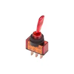 Тумблер 12V 20А (3c) ON-OFF однополюсный с красной подсветкой