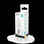 Лампа светодиодная LED 10 Вт 730 лм 4100К свеча нейтральный E14 AC 220В Elementary Gauss