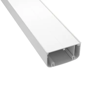 Кабель-канал 90x50 с перегородкой с боковой и фронтальной крышками IN-Liner FRONT