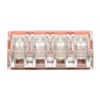 Клемма СМК 773-174 (с пастой) 4 отверстия 2.5-6.0мм2 (уп.50шт.) PROxima