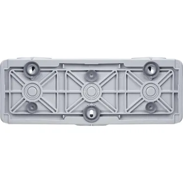 Коробка трехпостовая горизонтальная, цвет серый