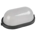 Светильник НПП1401 черный/овал 60Вт IP54 IEK