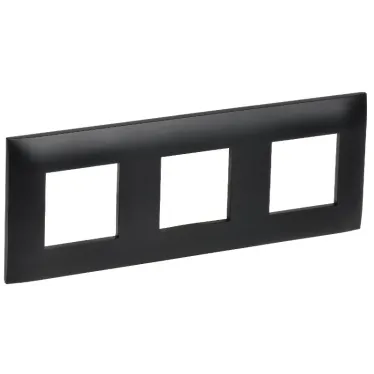SKANDY Рамка 3-местная SK-F03Bl черный IEK
