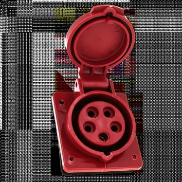 Розетка кабельная 16А 3Р+N+Е IP44 скрытая 380В 415