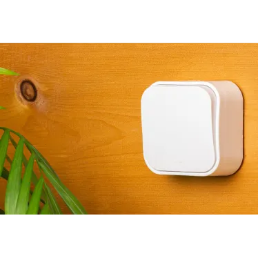 Выключатель одноклавишный, наружный, 10А, белый