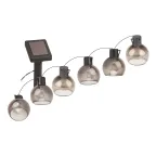                  Гирлянда садовая 10 подсвечиваемых светодиодами лампочек.Общая длина от солнечной ERAGS08-06
               