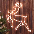                  Неоновая фигура Олень, холодный, 64*60 см, 220V, длина провода 1 м, IP44 ENIOF - 14
               