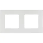 ETIKA Рамка 2 поста белая